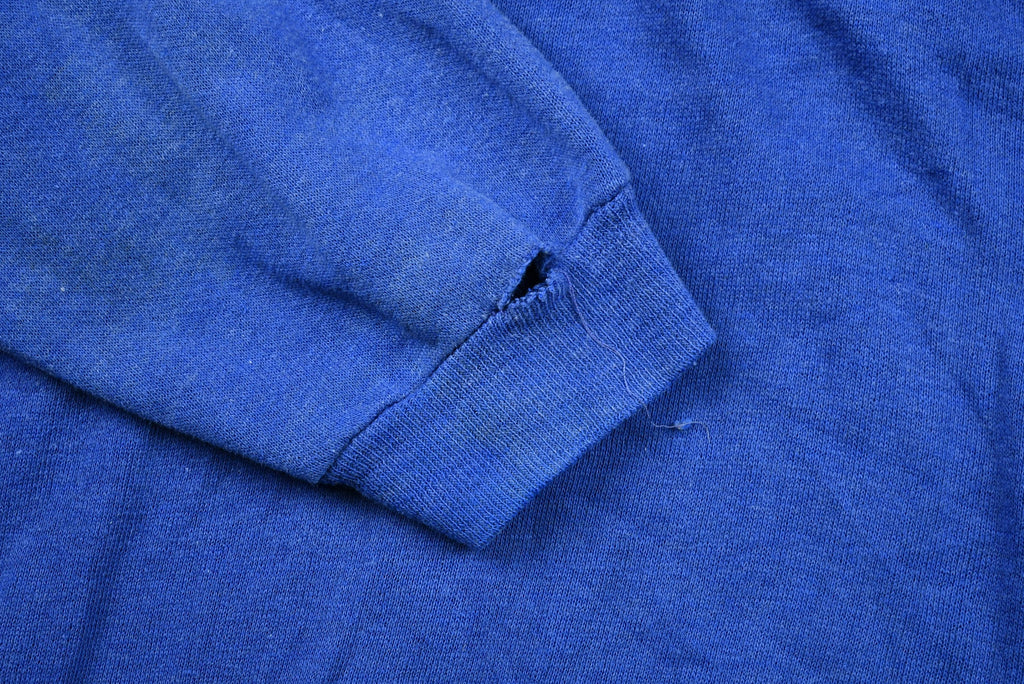 Vintage 1970s Color Block Striped Quarter-Zip Sweater