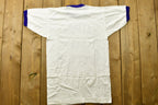 Vintage 1970s Champion University of Wisconsin Ringer T-Shirt