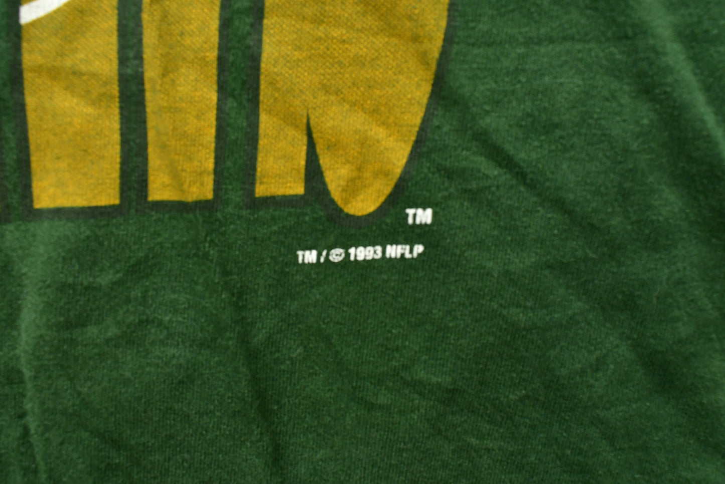 Vintage 1990s Greenbay Packers T-Shirt , Single Stitch , NFL , 90s Streetwear , Athleisure , Sportswear