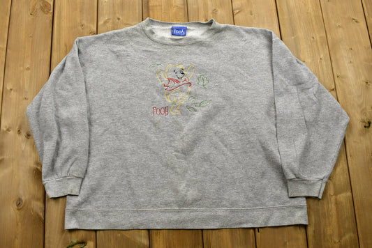 Vintage 1990s Winnie The Pooh Crewneck , Vintage Disney , Made In USA , Vintage Sweatshirt , American Sportswear , Vintage Cartoons