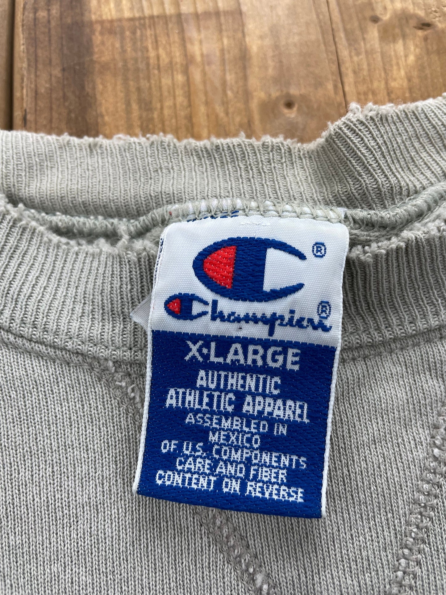 Vintage 1990s Champion Embroidered Sweatshirt / Vintage Champion / Vintage Pullover / Streetwear / Athleisure Sportswear