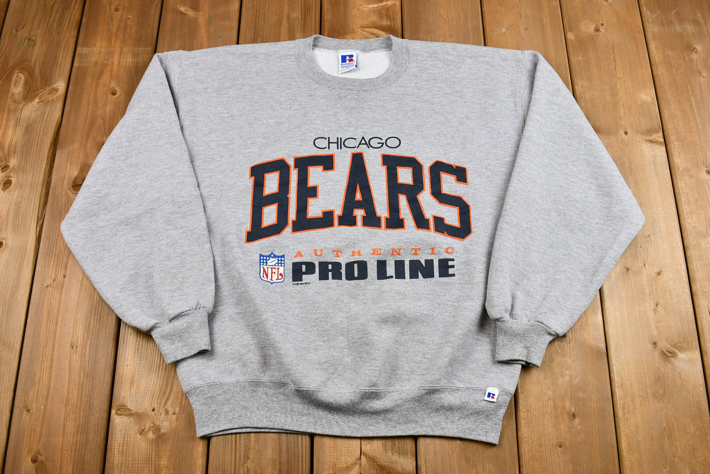 Vintage 1994 Chicago Bears Graphic Crewneck Sweatshirt / Authentic Pro-Line / 90s Pullover / NFL / Athleisure / Vintage Sportswear