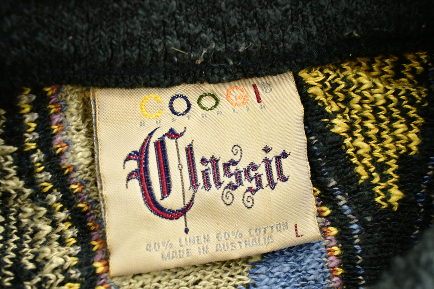 Vintage 1990s Coogi Classic Knit Sweater / Vintage Coogi / Cosby Sweater / Coogi Australia / Streetwear / American Vintage / 90s Crewneck