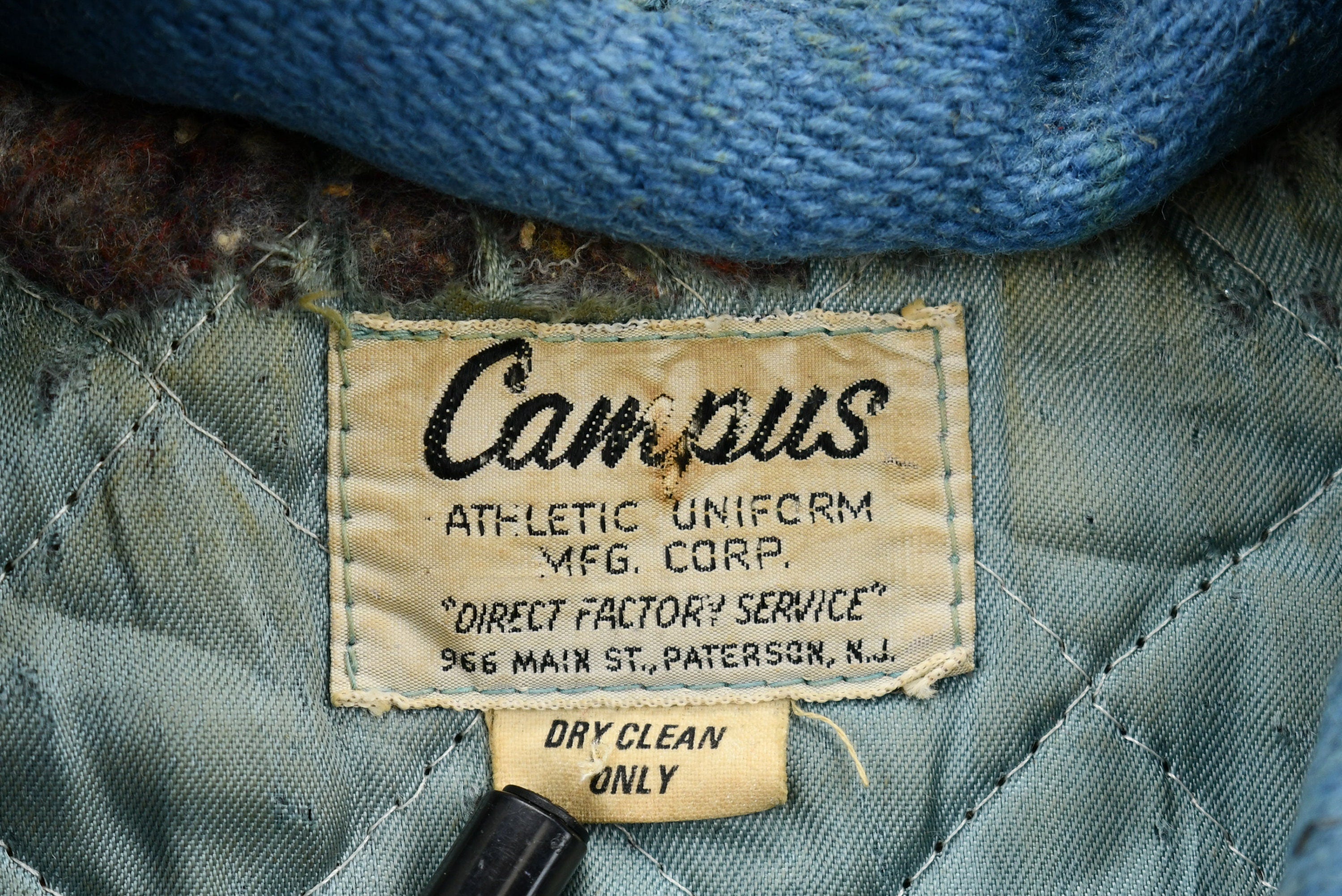 Vintage 1960s Distressed LCMR Jr High Capers Varsity Jacket