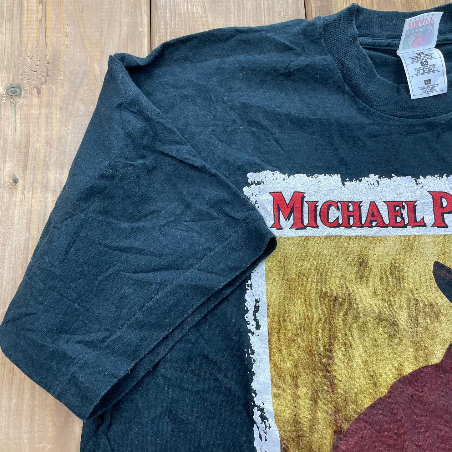 Vintage 1992 Michael Peterson Band Graphic T Shirt