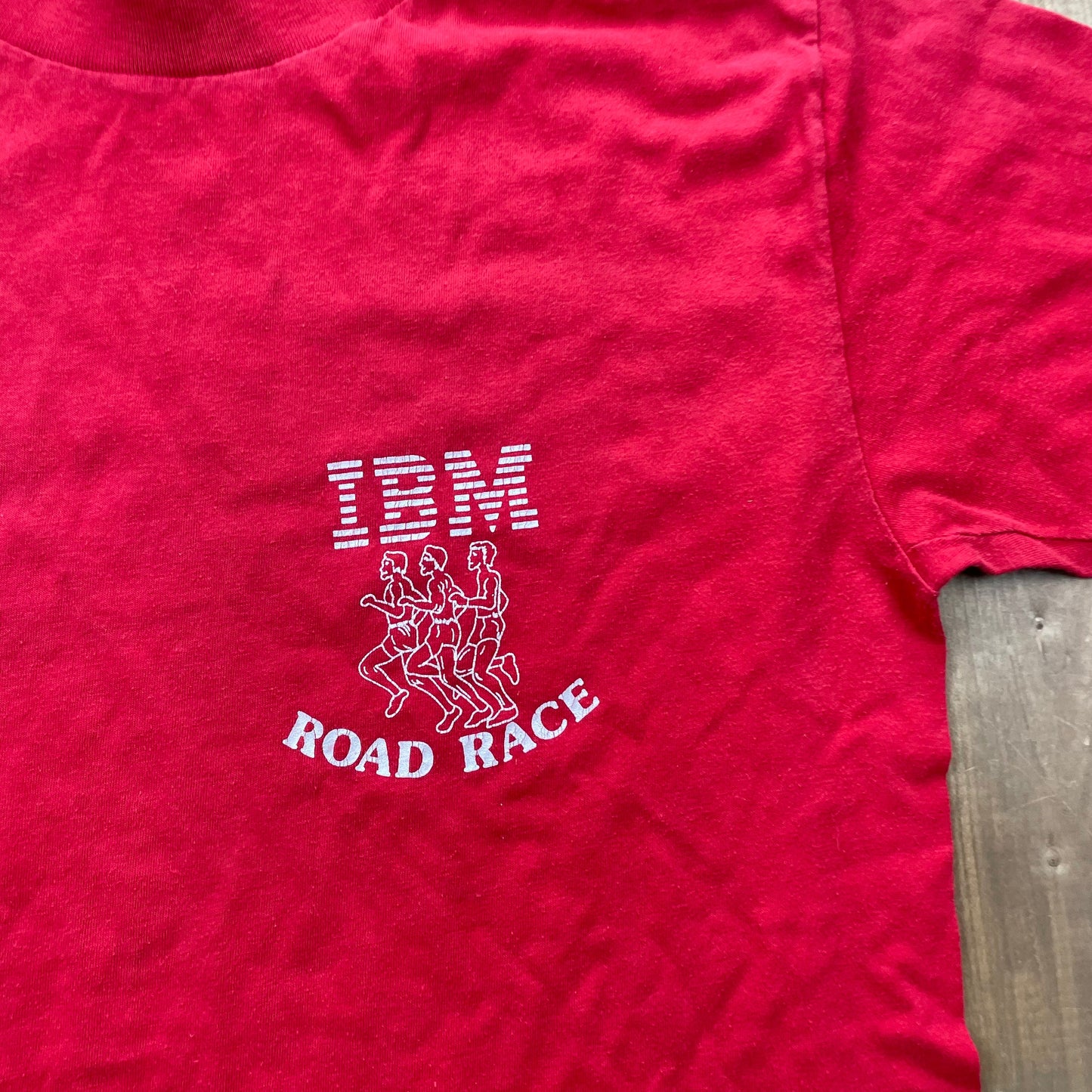 Vintage 1980's IBM Road Race Single Stitch T-Shirt Made In USA