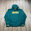 Vintage 1990s Greenbay Packers Full Zip Hooded Sweatshirt