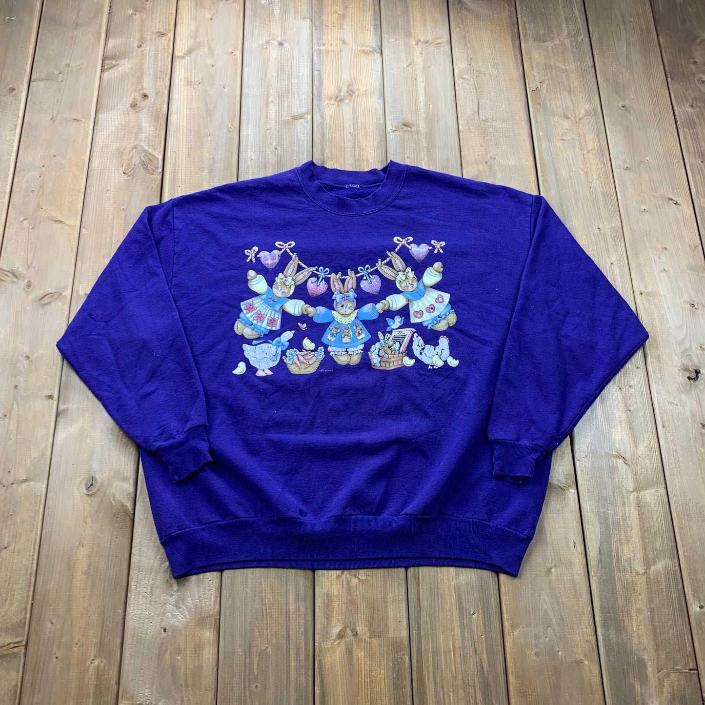 Vintage 90's Cute Bunny Crewneck