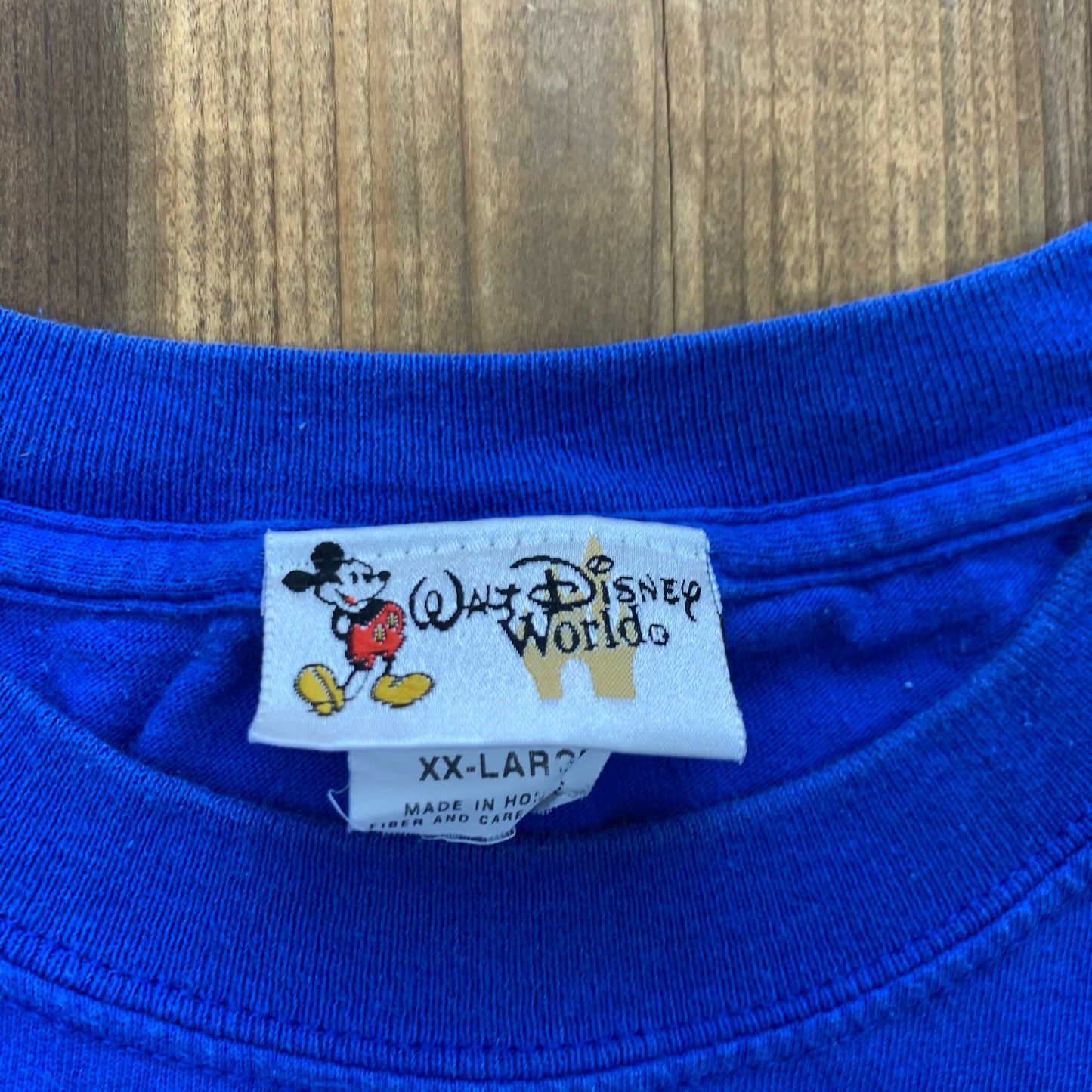 Vintage 90's Walt Disney World Mickey Mouse Embroidered Cartoon T-Shirt / 90s Graphic Tee / Cartoon / American Streetwear / Vintage Mickey