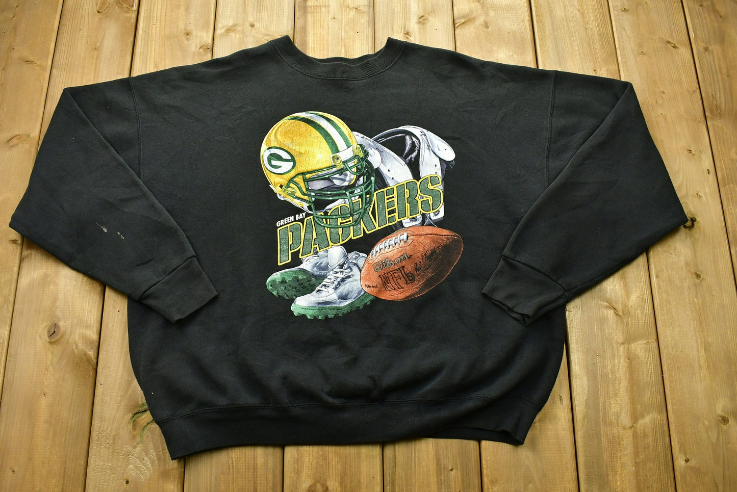 Vintage 1990s Green Bay Packers Crewneck Sweatshirt / Sports / 90s Crewneck / NFL / Streetwear / Athleisure