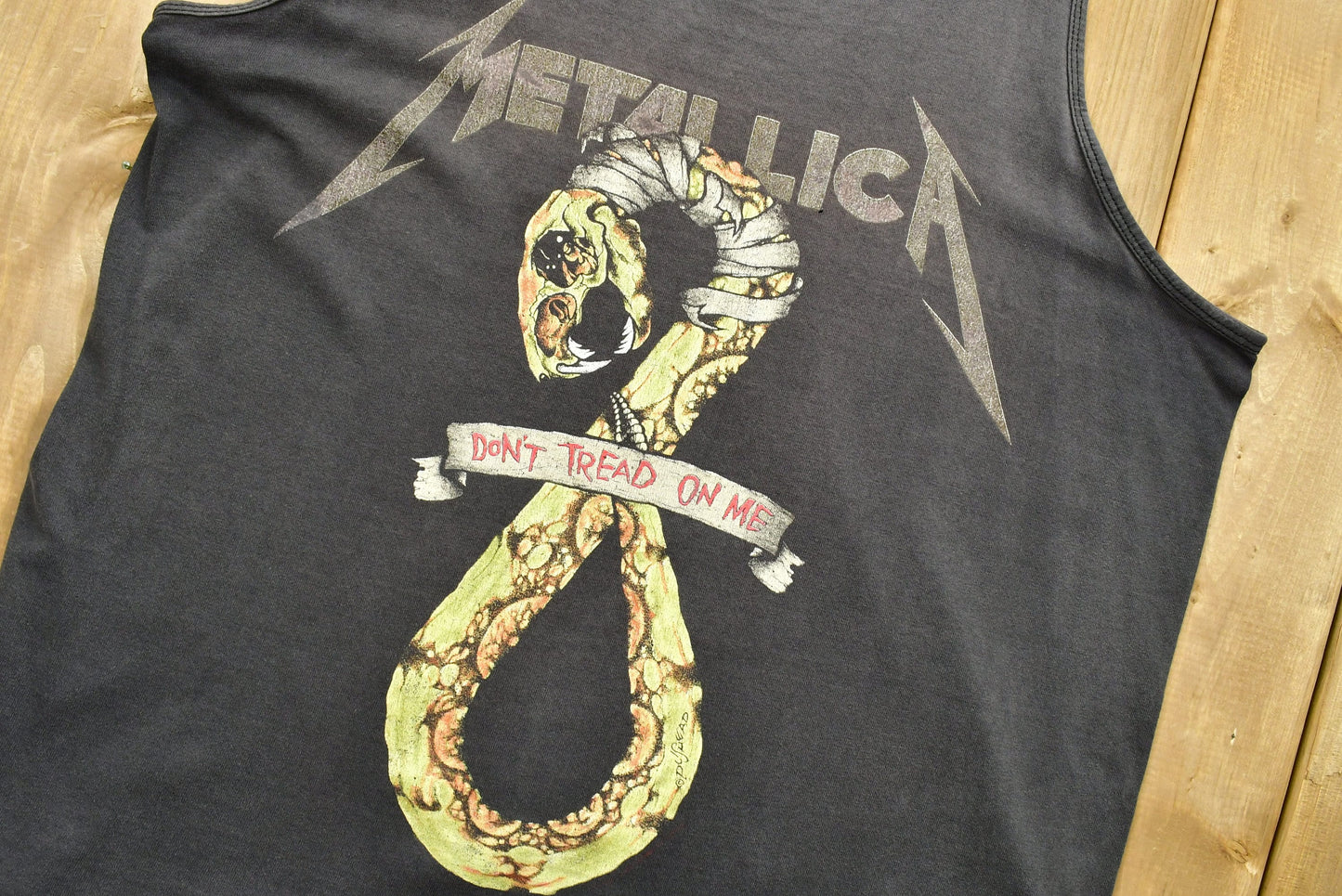 Vintage 90&#39;s Metallica Band Graphic / Vintage Tank Top / Single Stitch / Music Promo Print / Concert / Tour / Made In USA / Retro Style