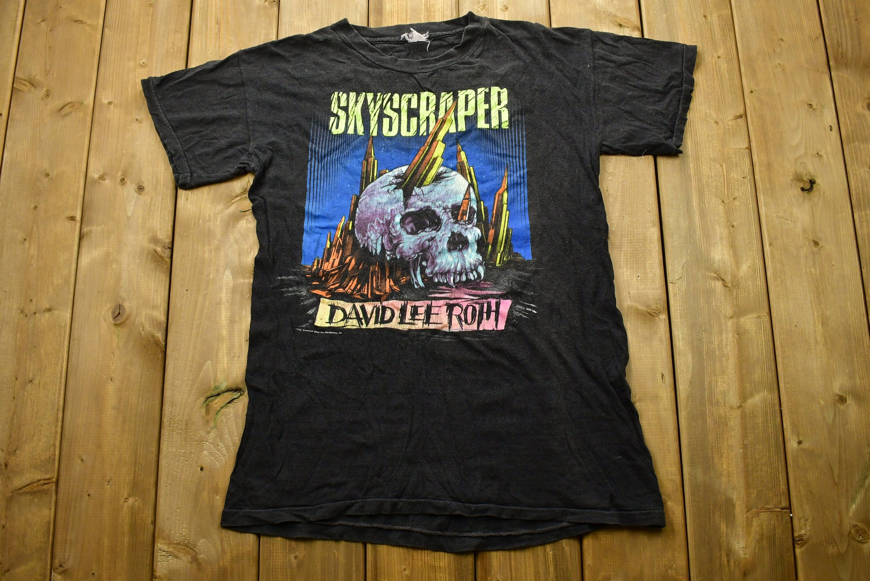 Vintage 1988 David Lee Roth Skyscraper Band T-shirt
