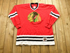 Vintage 1990s Chicago Blackhawks CCM NHL Hockey Jersey