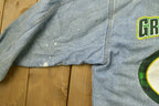 Vintage 90's Greenbay Packers NFL Game Day Distressed Jean Jacket