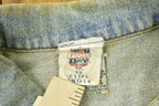 Vintage 90's Greenbay Packers NFL Game Day Distressed Jean Jacket