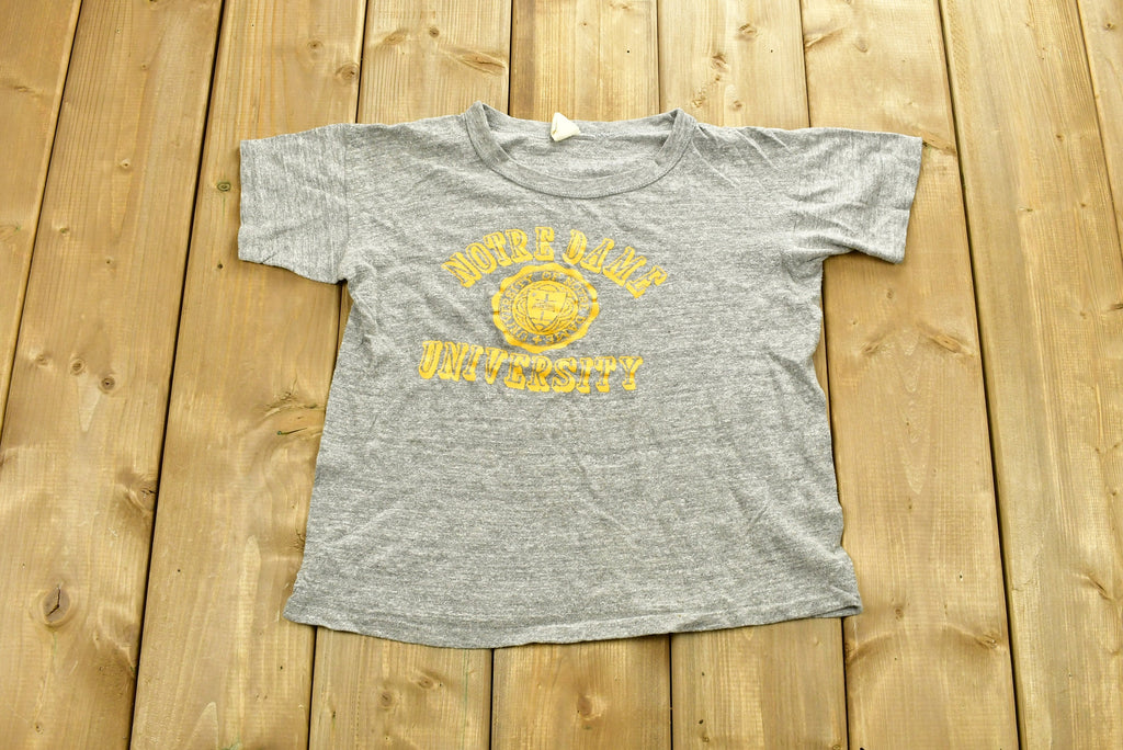 Vintage 1980s University of Notre Dame Collegiate T-Shirt