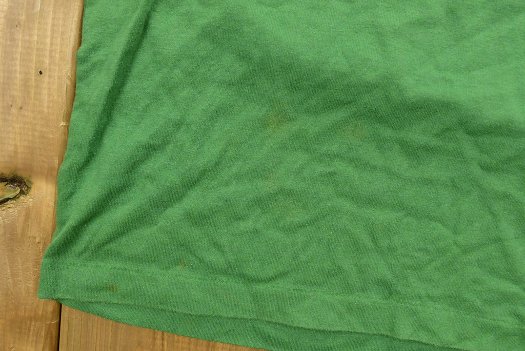 Vintage 1980s University of Quaker State Collegiate Ringer T-Shirt