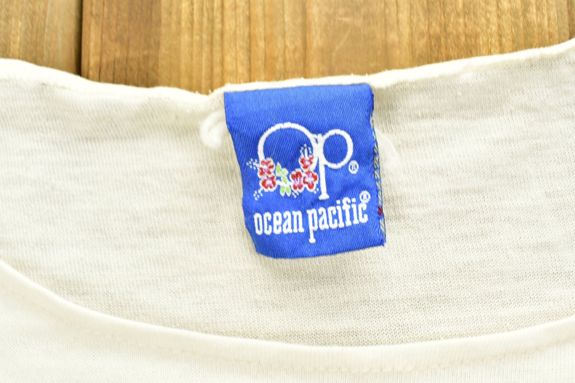 Vintage 1990s Ocean Pacific Floral Sleeveless T-Shirt