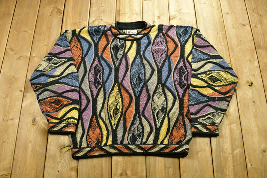 Vintage 1990s Coogi Classic Knit Sweater / Vintage Coogi / Cosby Sweater / Coogi Australia / Streetwear / American Vintage / 90s Crewneck