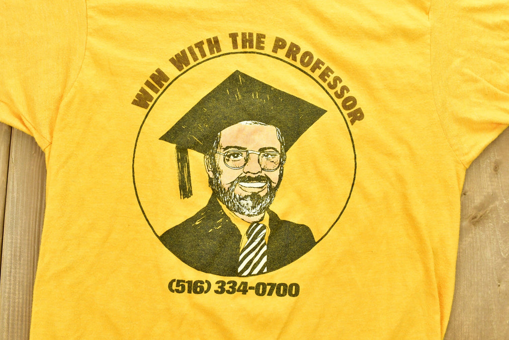 Vintage 1970's "Win With The "Professor" T-Shirt