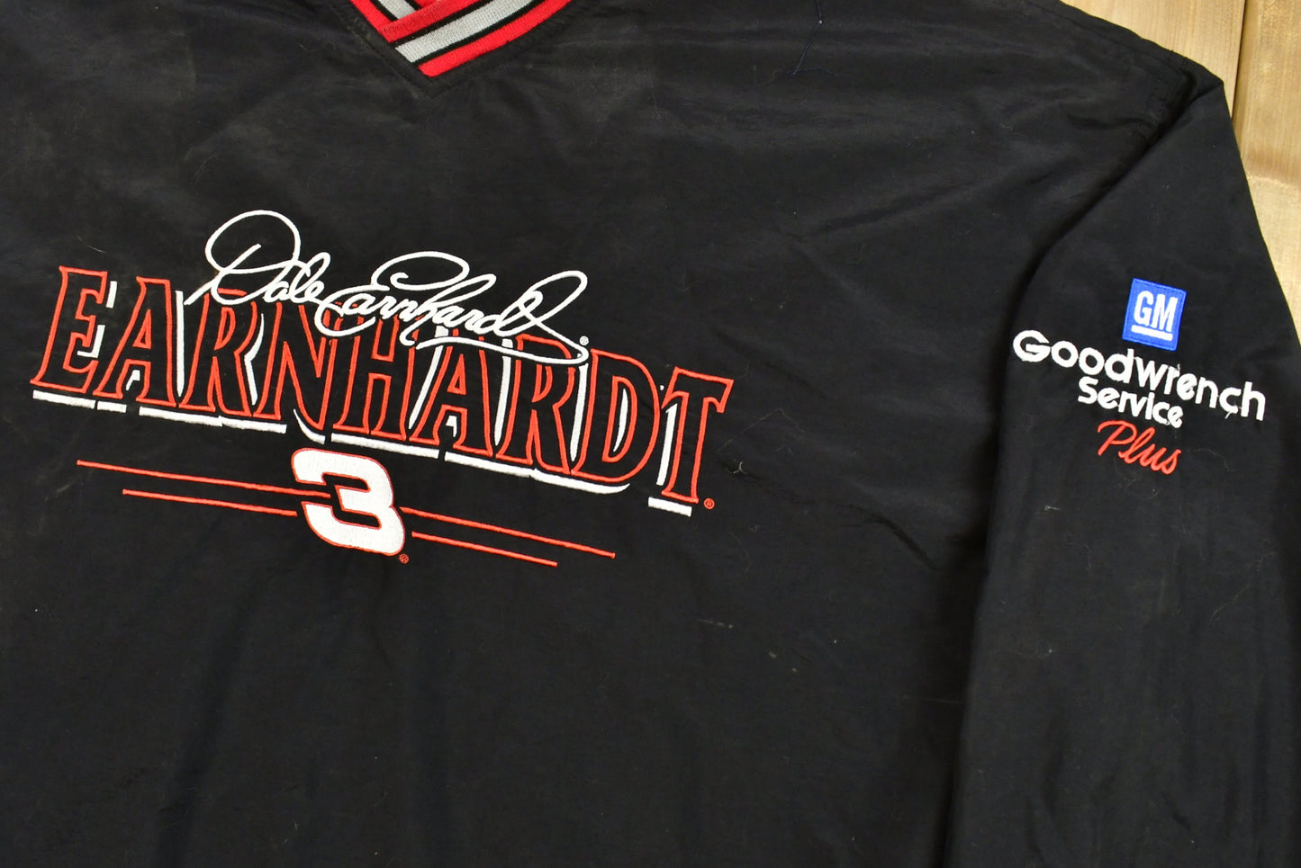 Vintage 90's Dale Earnhardt Nascar Windbraker / Athleisure Sportswear / Streetwear Fashion / Automotive Apparel / Patchwork