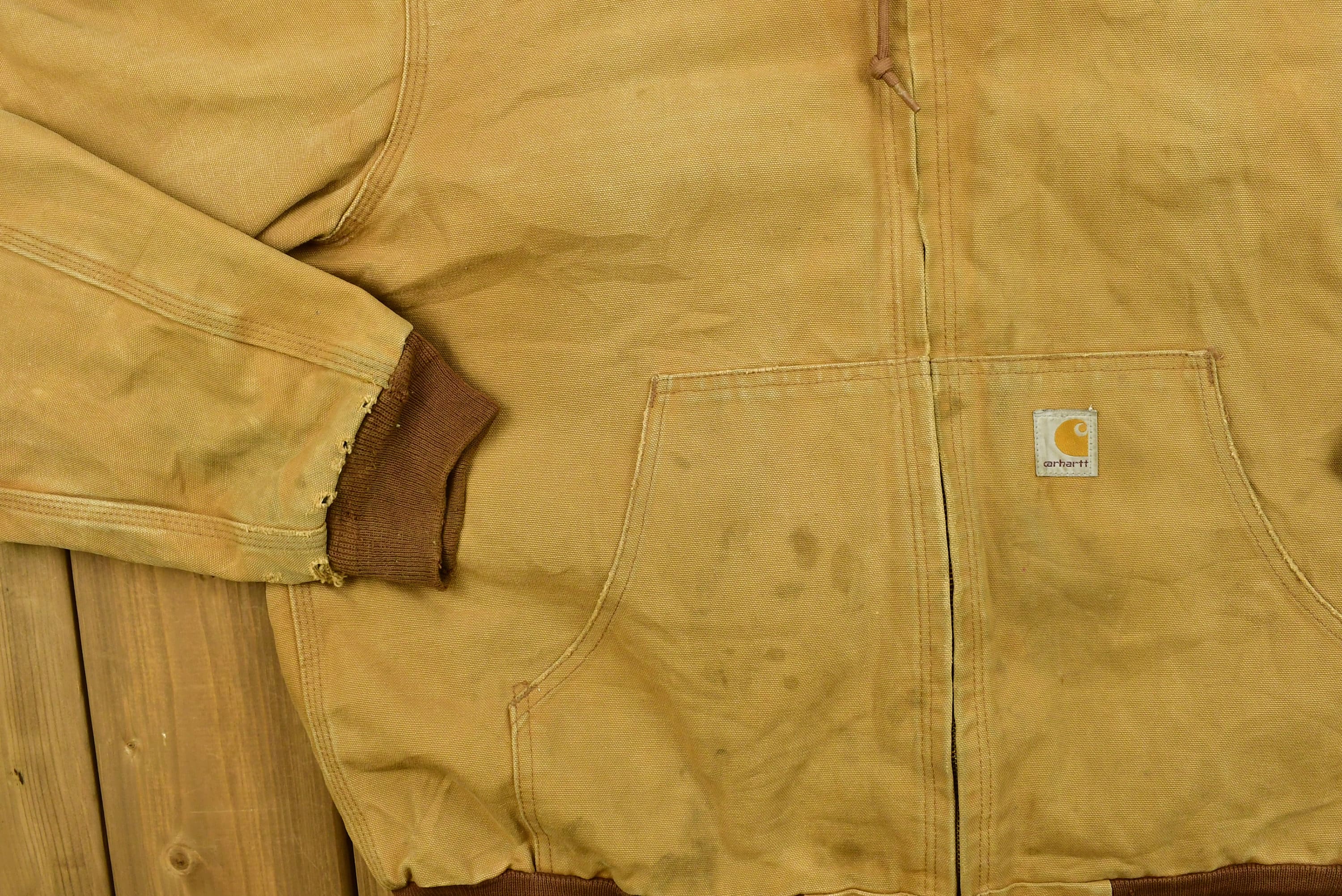 Vintage 1990's Carhartt Hooded Work Jacket