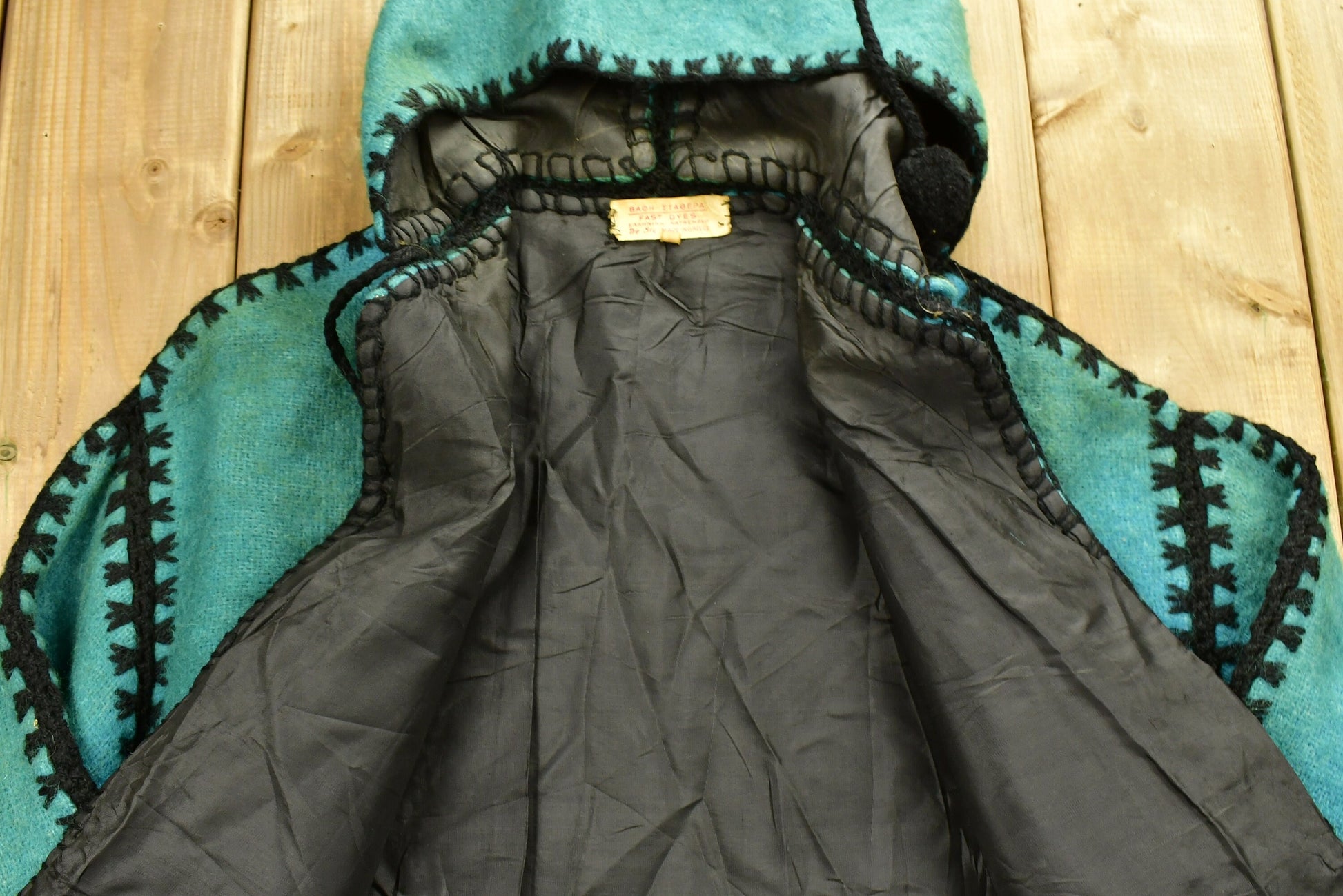 Vintage 1960's Fast Dyes Wool Sweater Vest