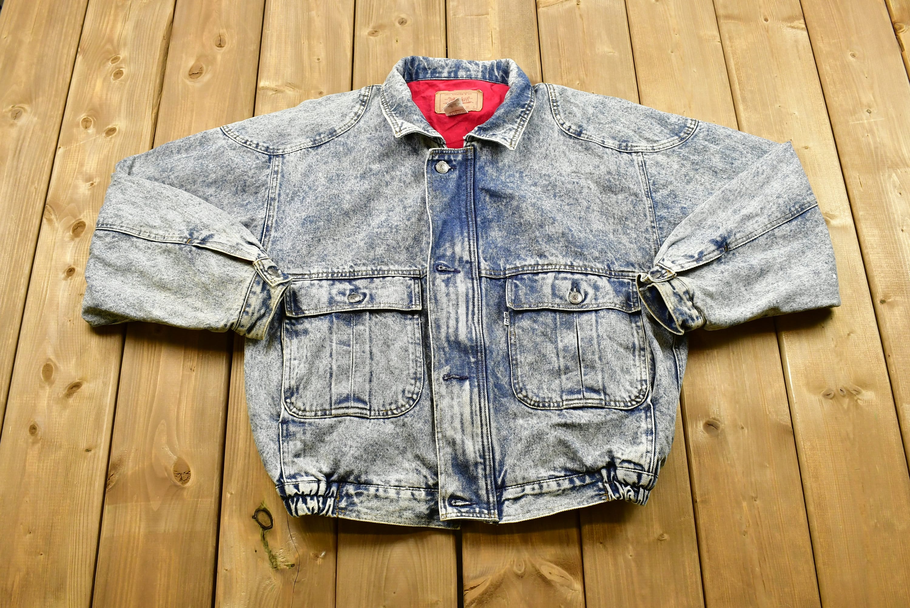 Vintage 1990s Levi's White Tab Jean Jacket / Levi's White Tab