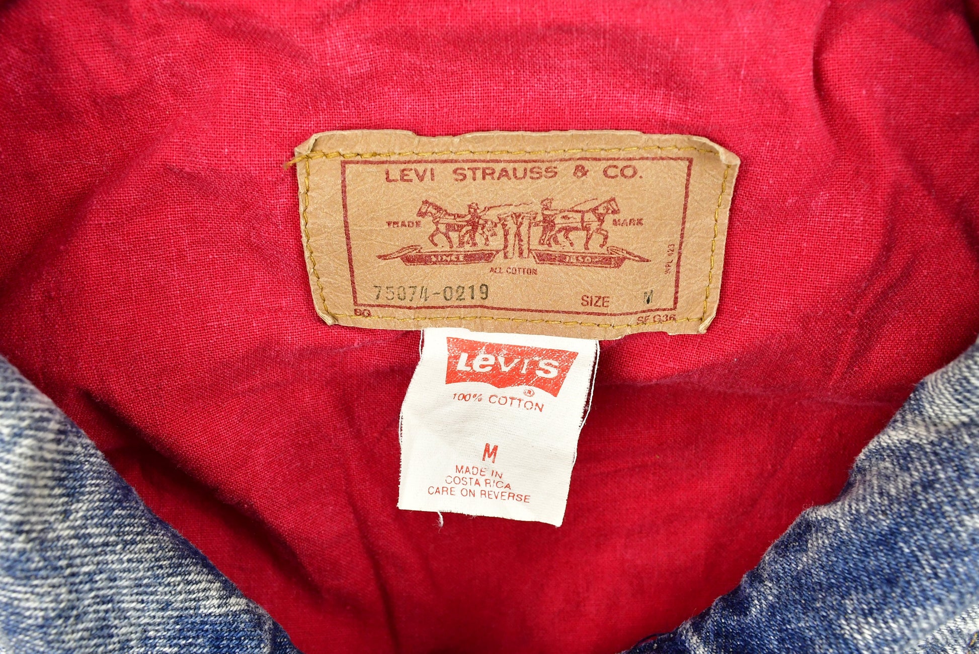 Vintage 1990s Levi’s White Tab Jean Jacket