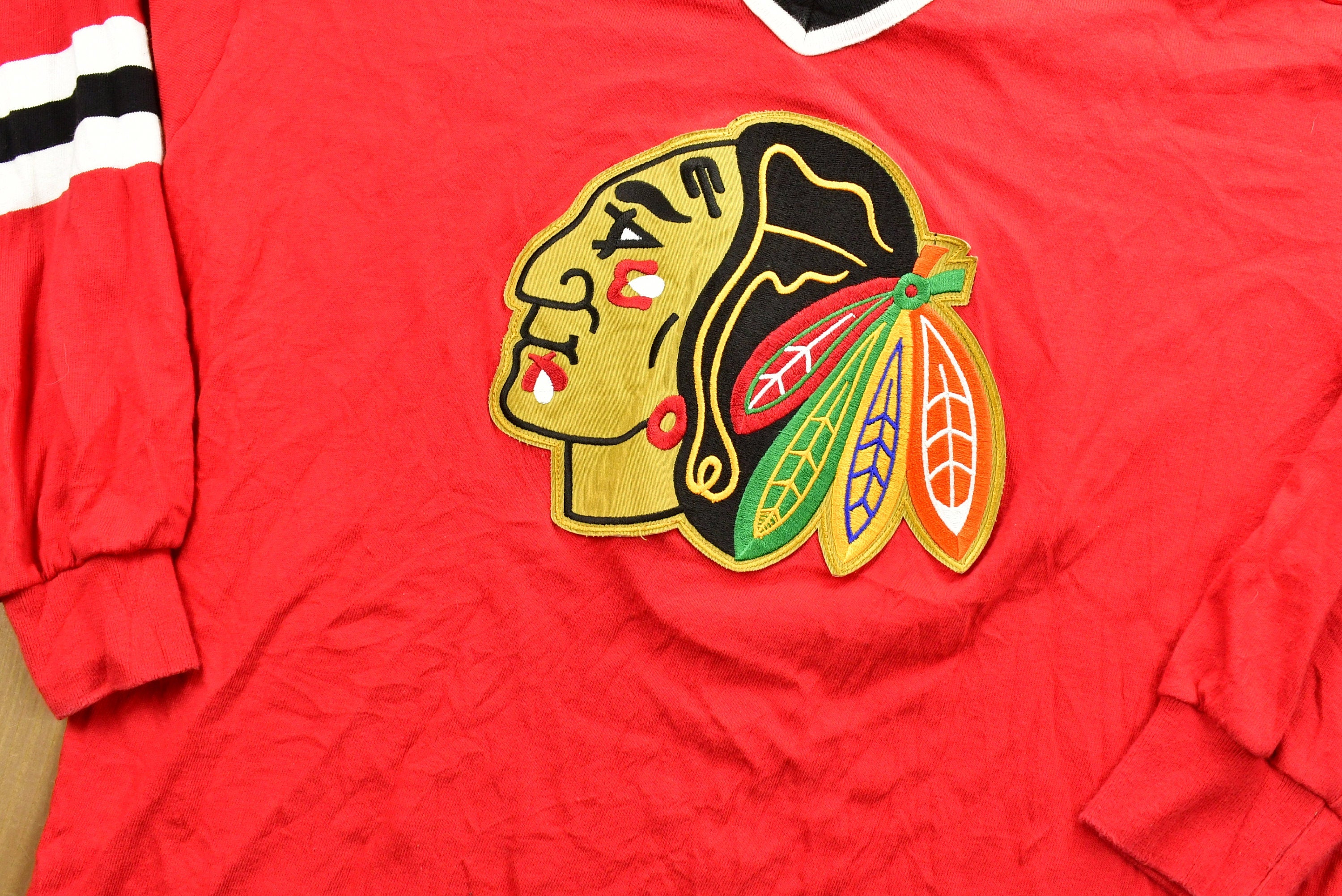 Vintage 1990s Chicago Blackhawks CCM NHL Hockey Jersey