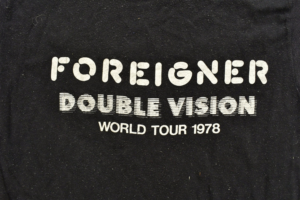 Vintage 1978 Foreigner Double Vision World Tour Band T-shirt