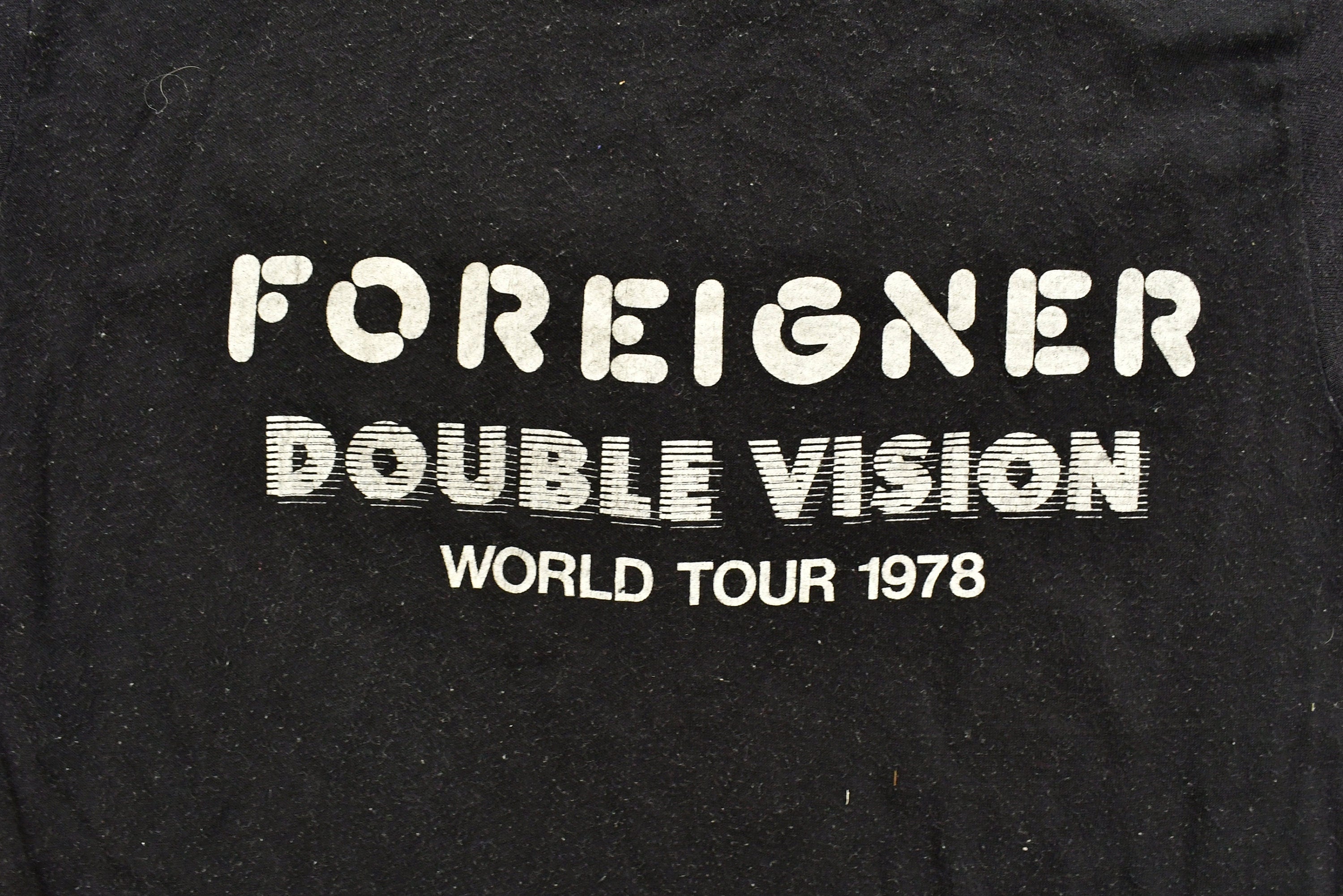 Vintage 1978 Foreigner Double Vision World Tour Band T-shirt