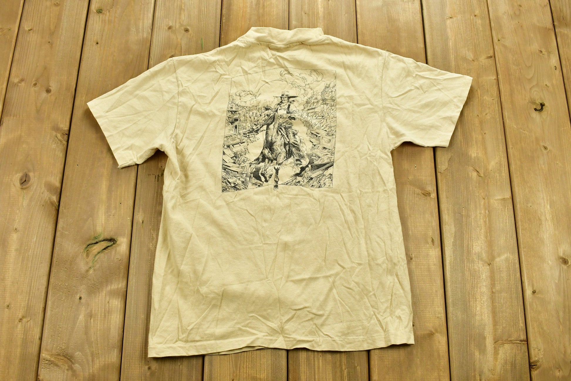 Vintage 1980s Wyle "I'm A Western Hero" T-shirt