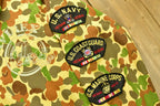 Vintage 90's Avirex Military Camouflaged Graphic Hoodie