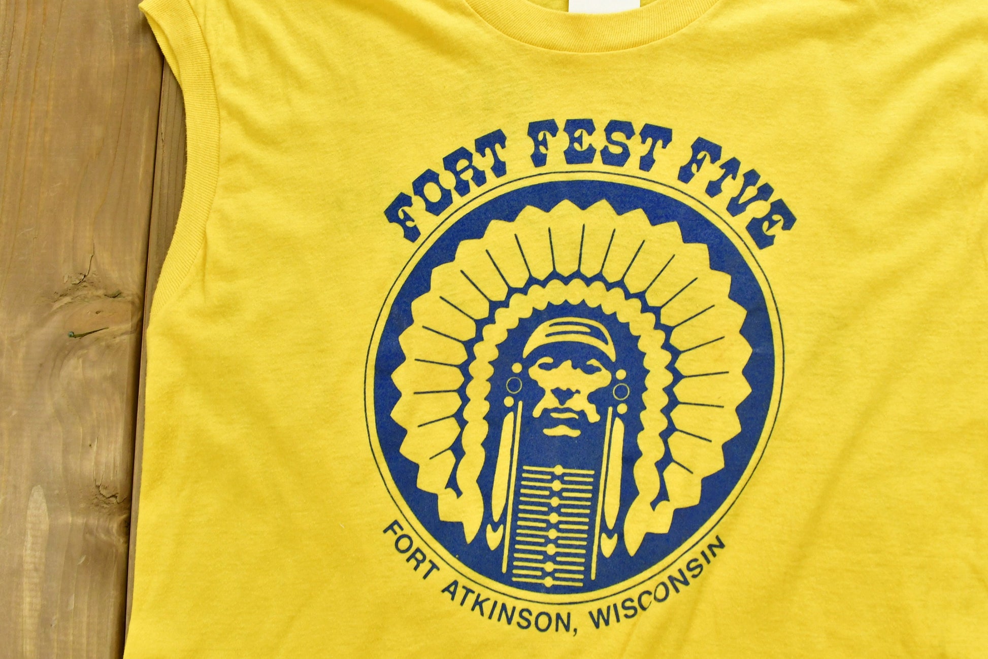 Vintage 1980s Fort Fest Five Fort Atkinson Wisconsin T-Shirt