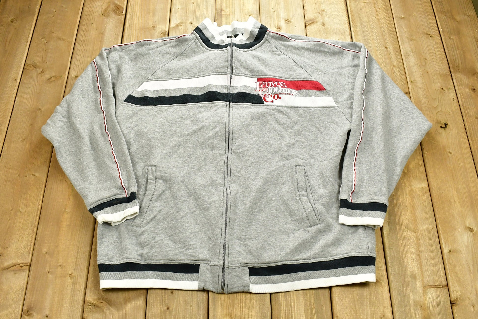 Vintage 1990s Enyce Clothing Co Zip Up Sweatshirt