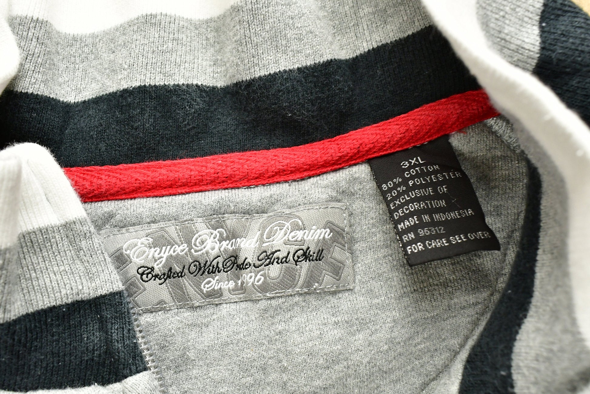 Vintage 1990s Enyce Clothing Co Zip Up Sweatshirt