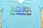 Vintage 1970s Jamaica No Problem Beaded T-Shirt