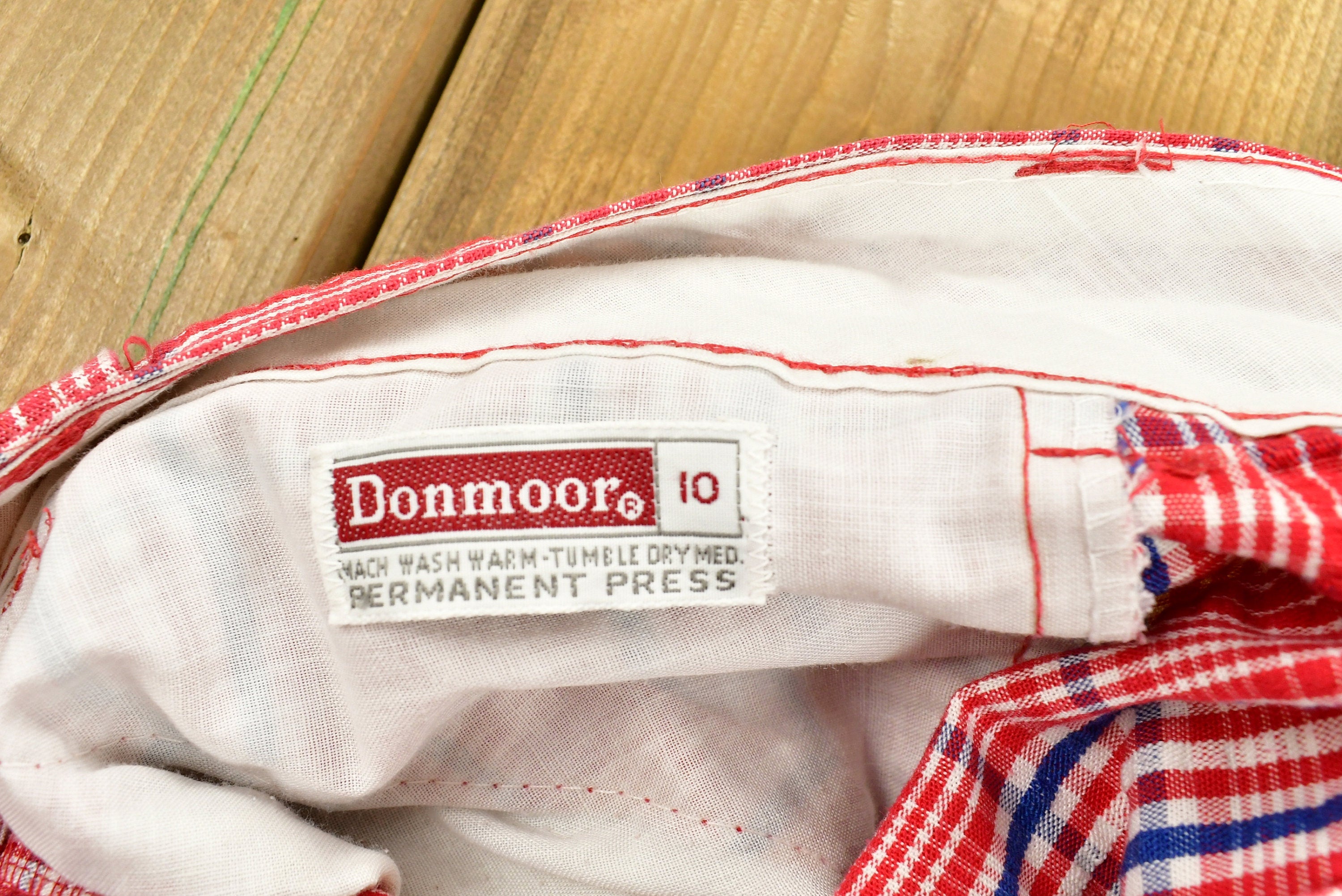 Vintage 1970s Donmoor Plaid Women's Trousers