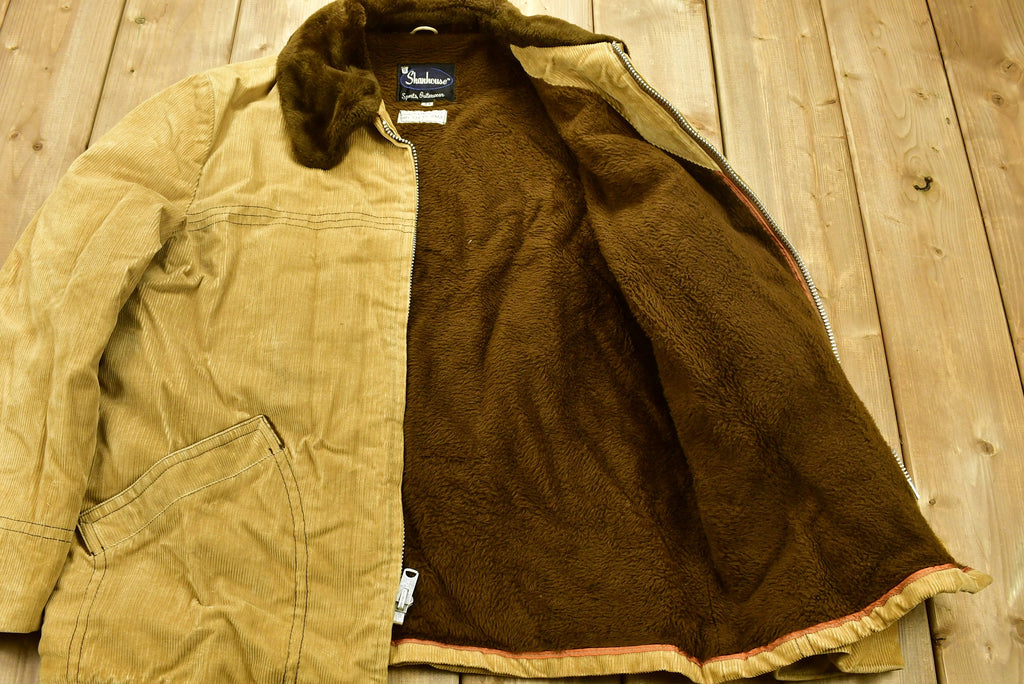 Vintage 1970s Shanhouse Fleece Lined Corduroy Jacket