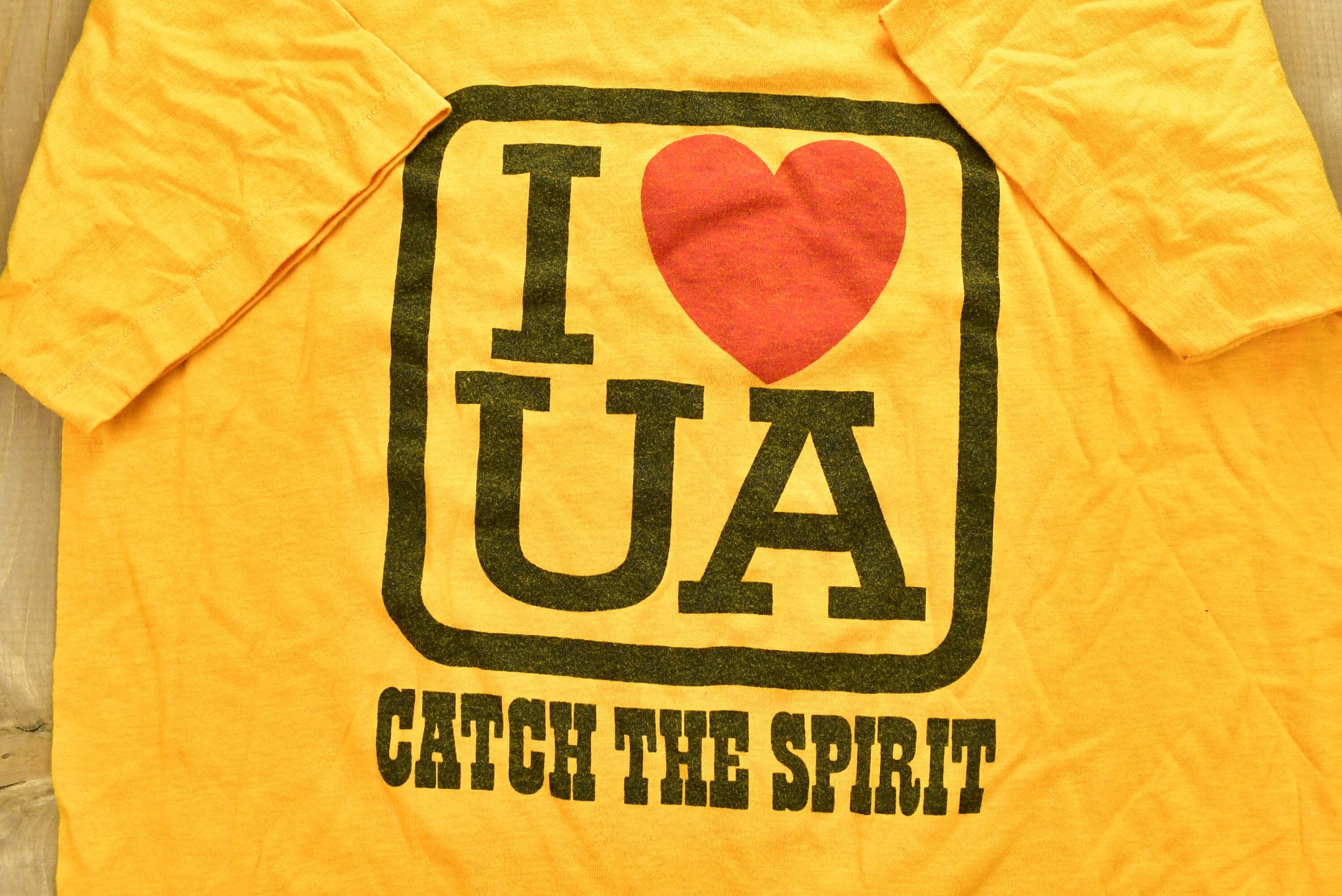 Vintage 1980s I Love UA "Catch The Spirit" T-Shirt