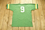 Vintage 1980s University of Quaker State Collegiate Ringer T-Shirt