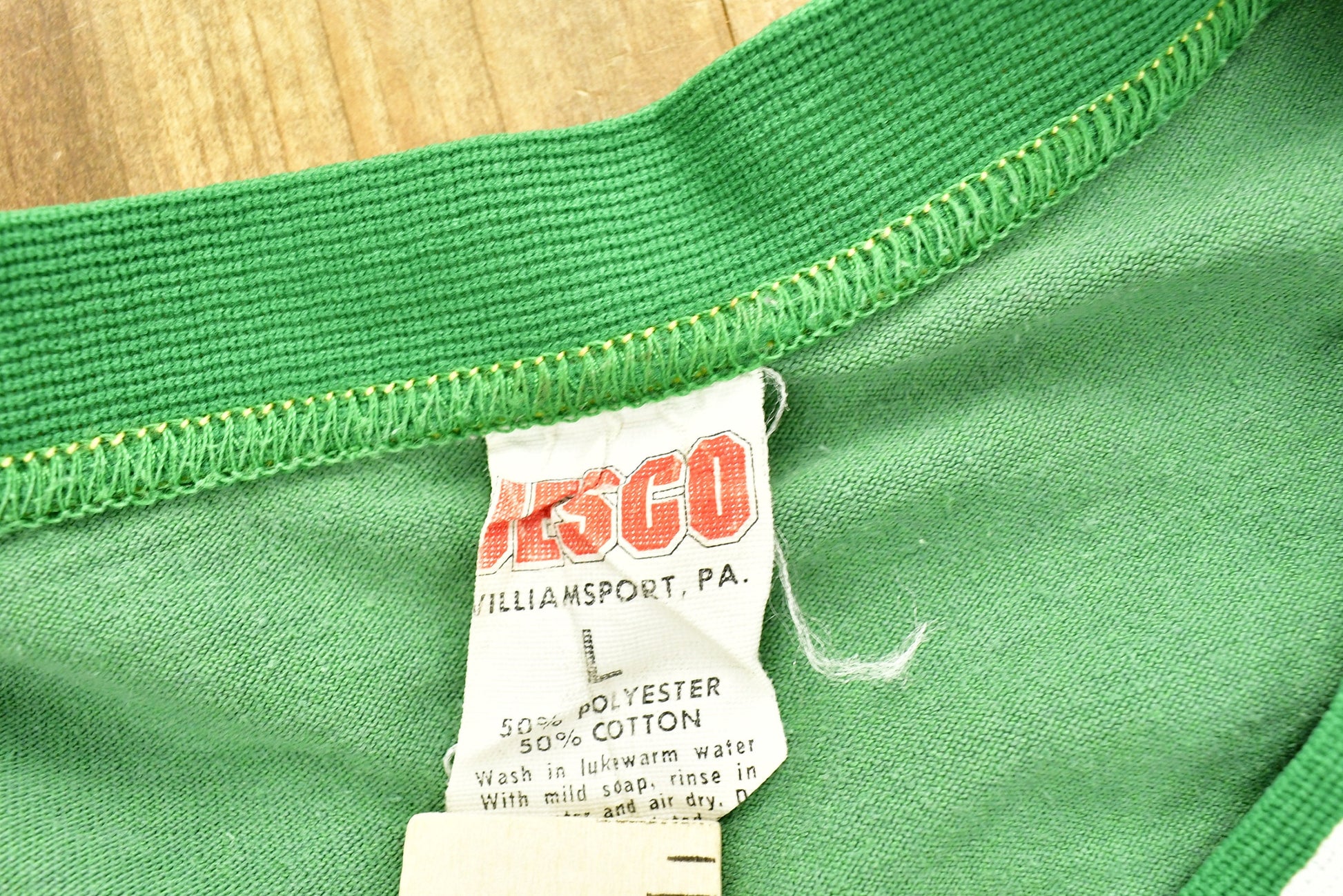 Vintage 1980s University of Quaker State Collegiate Ringer T-Shirt