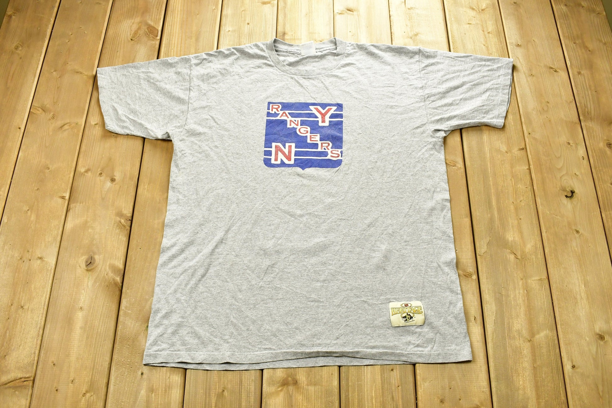 Vintage 1980s New York Rangers Hockey T-Shirt