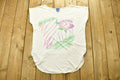 Vintage 1990s Ocean Pacific Floral Sleeveless T-Shirt