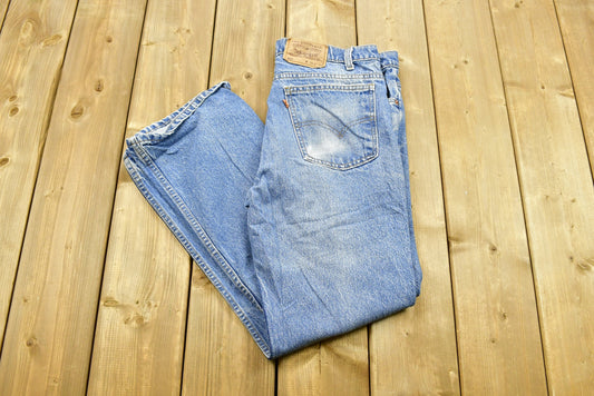 Vintage 90's Levi's 517 Orange Tab Jeans Size 36 x 30