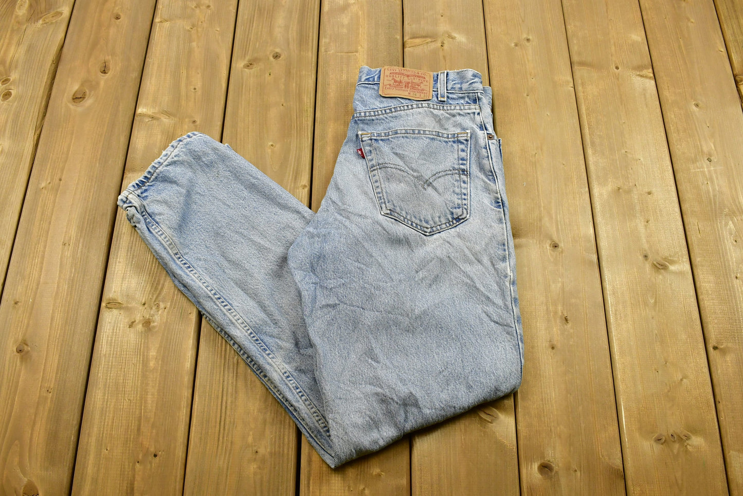 Vintage 90's Levi's Red Tab Jeans Size 34 x 32  / 90s Denim / Streetwear Fashion / Vintage Denim / Jeans / Distressed / Vintage Levi's