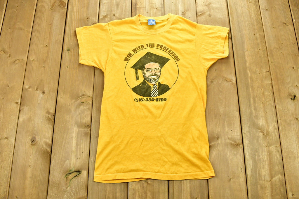 Vintage 1970's "Win With The "Professor" T-Shirt