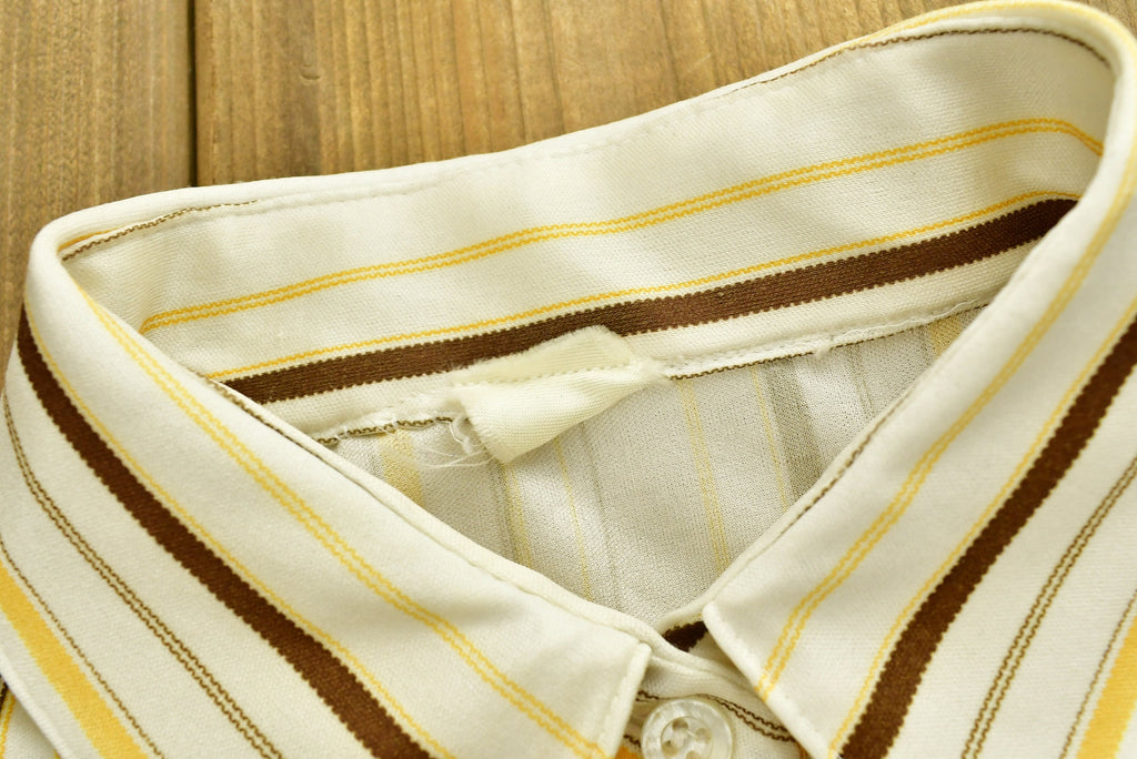 Vintage 1980's Half Button Up Collared T-Shirt