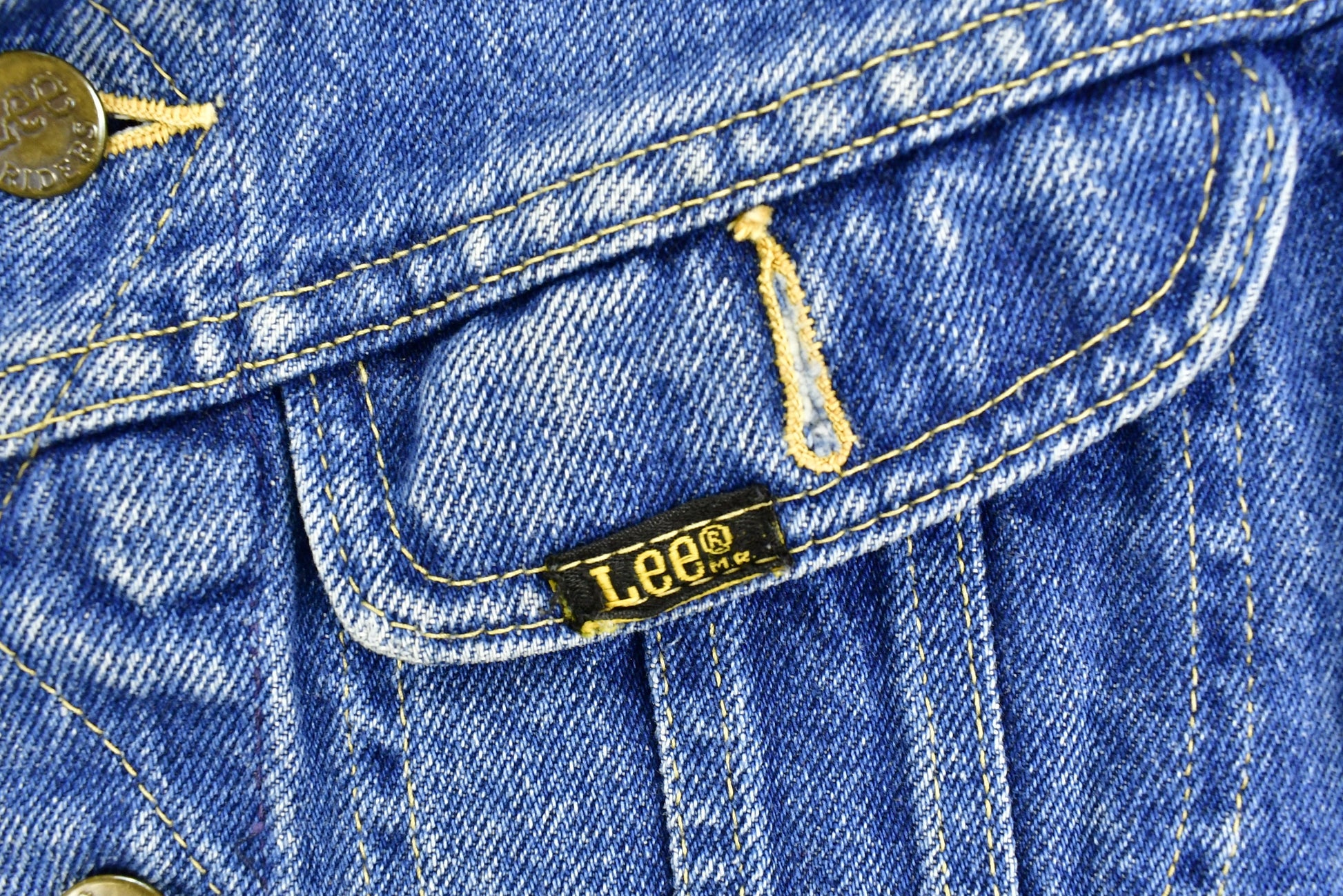 Vintage 1970s Lee Storm Riders Denim Kids Jean Jacket